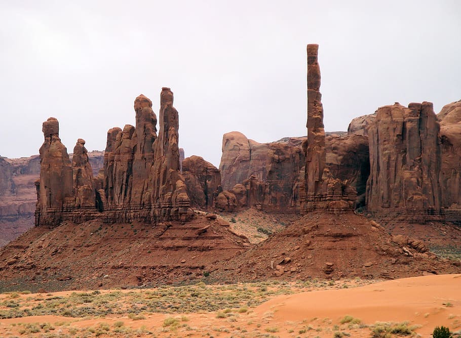 Monument Valley, Rock, Formations, rock formations, rocks, colorado