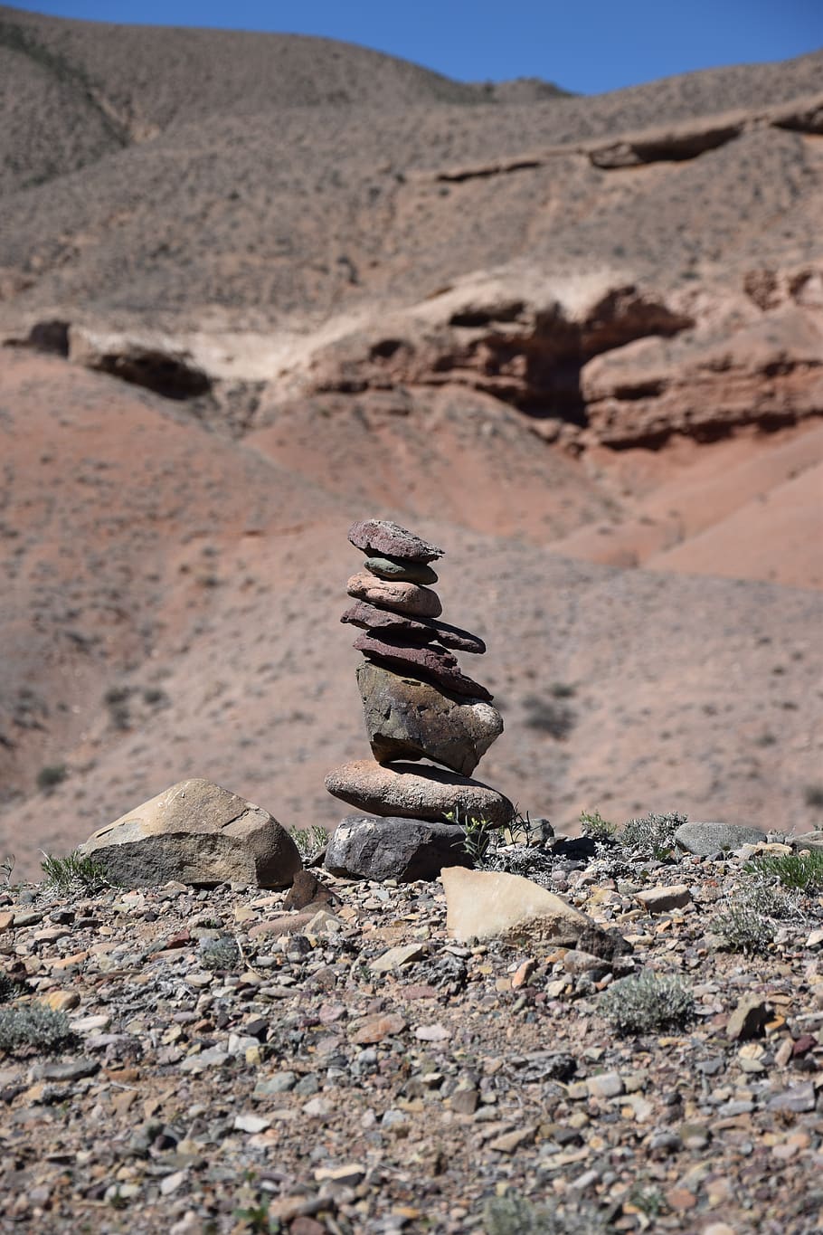 mountains, stone, nature, rock, solid, balance, day, no people HD wallpaper