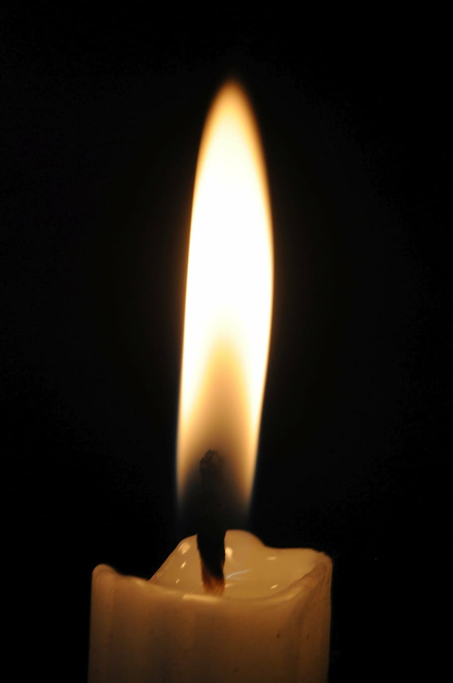 candle, flame, light, fire, burning, fire - natural phenomenon HD wallpaper
