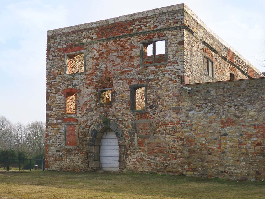 old, architecture, brick, house, building, built structure HD wallpaper