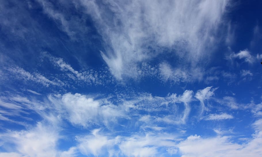 Sky, Clouds, Form, Storm Front, clouds form, blue, enormous HD wallpaper