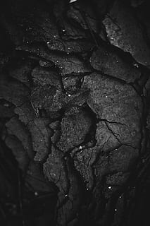 grayscale photography of rock formation, untitled, texture, black and white HD wallpaper