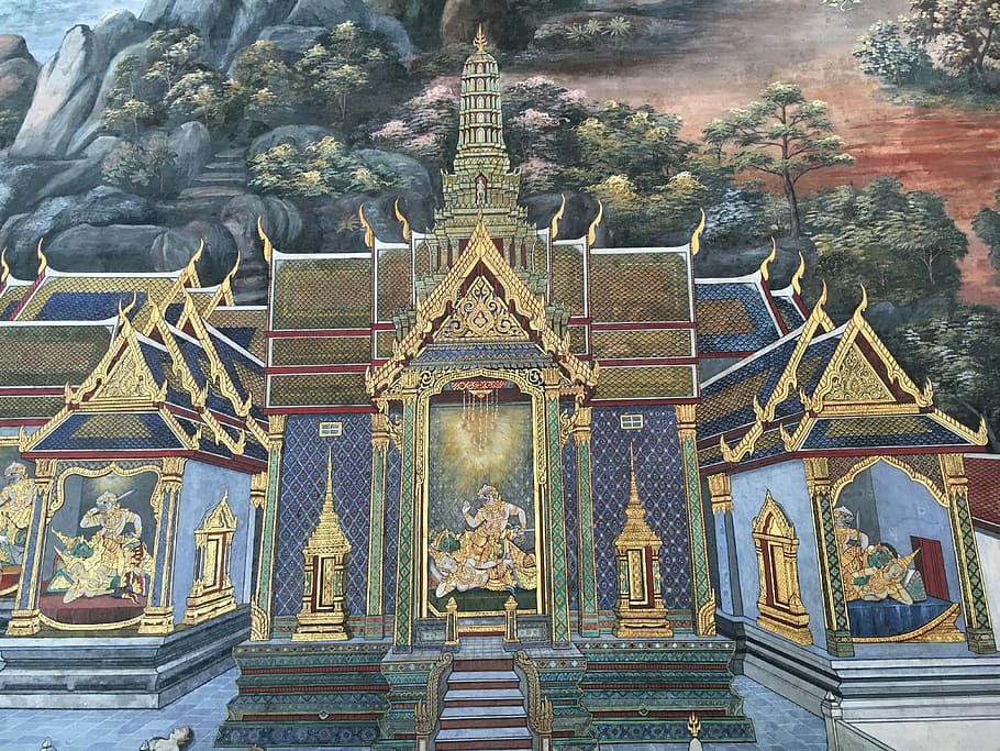 Great Palace, Grand Palace, Asia, thailand, bangkok, places of interest, HD wallpaper
