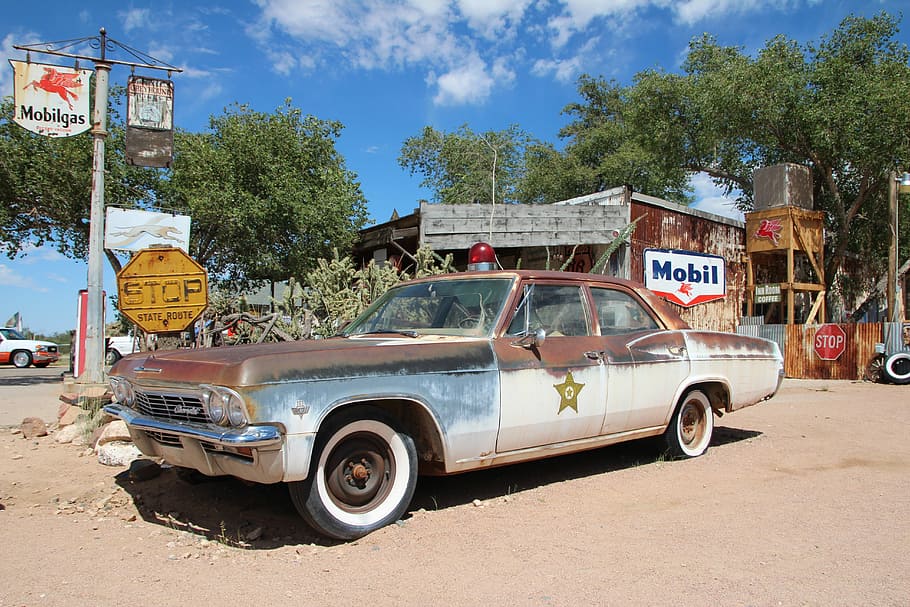 Car, Usa, Old, Oldtimer, American, us car, classic, california HD wallpaper
