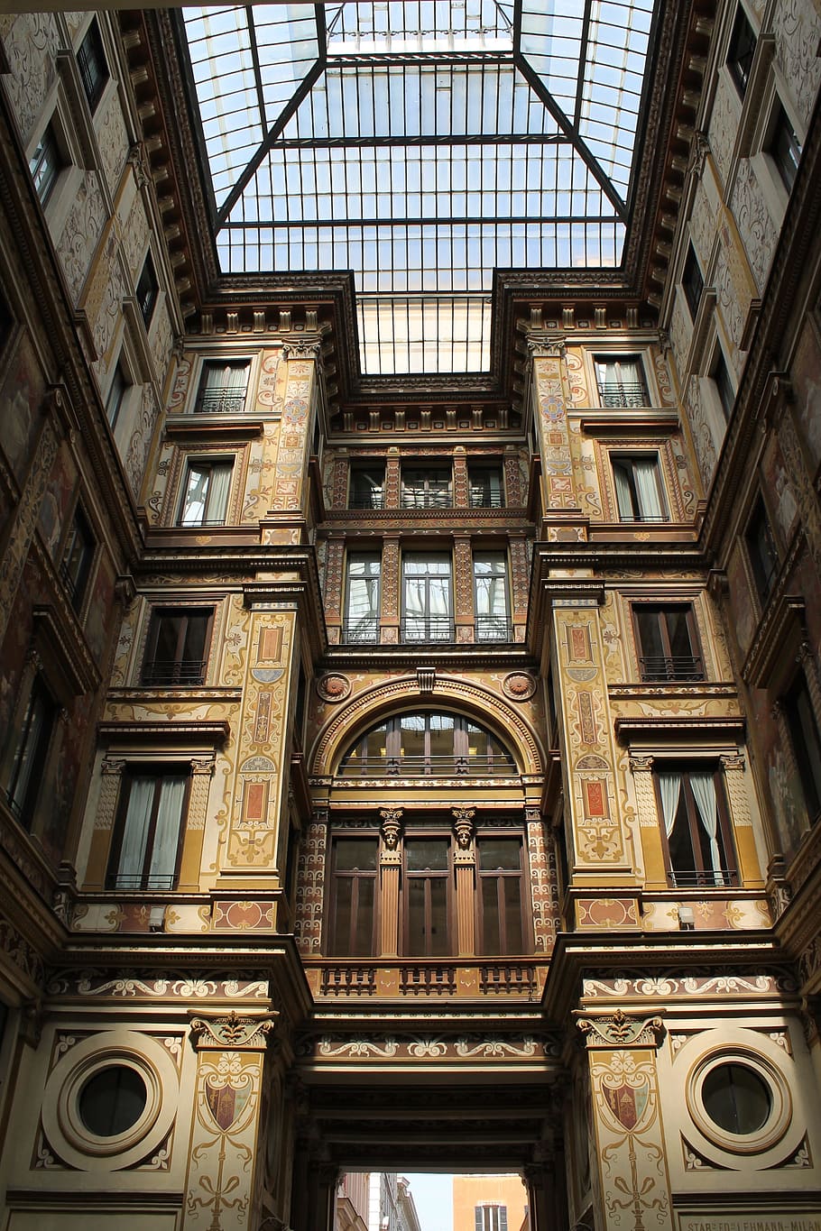 interior view of an architectural building, architecture, construction HD wallpaper