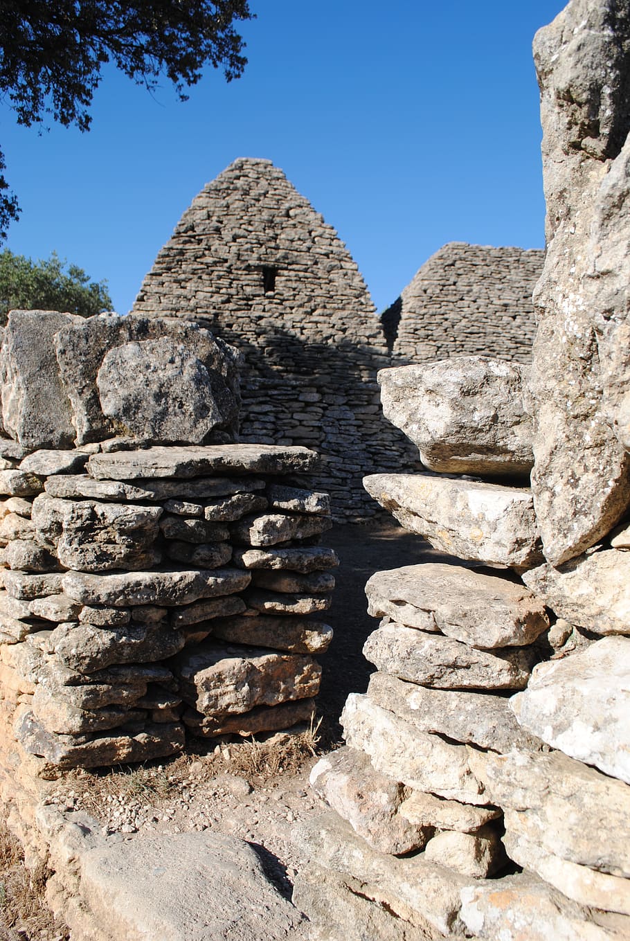 stone house, luberon, france, musée the bories, historically, HD wallpaper