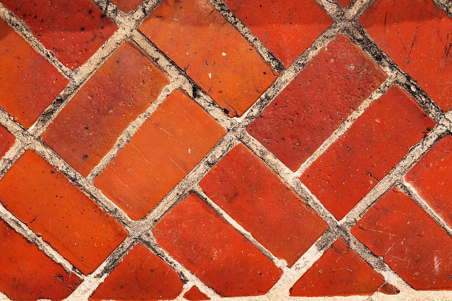Brick, Facade, Pattern, hauswand, red, backgrounds, architecture HD wallpaper