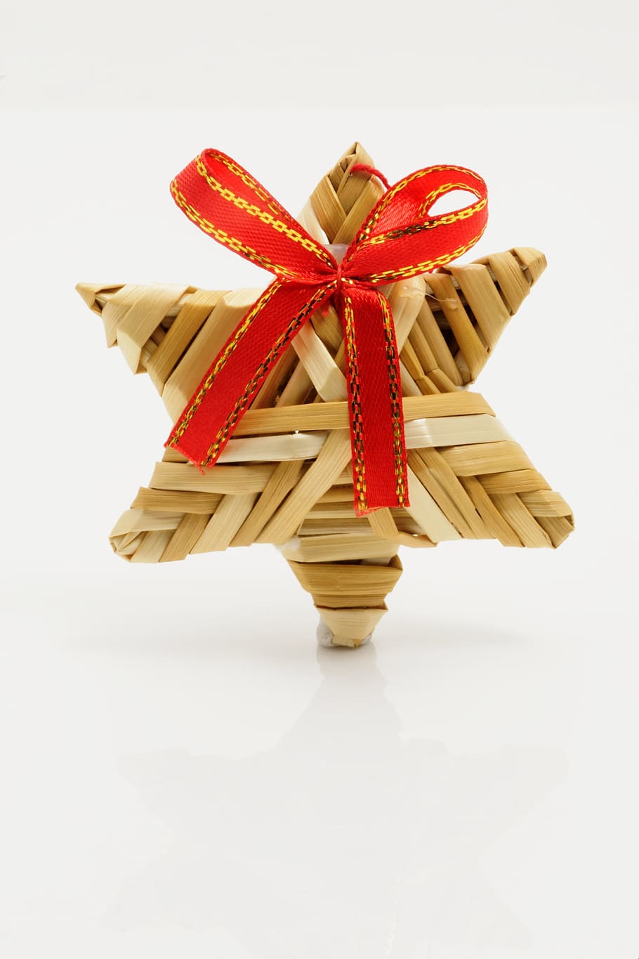brown star figure, Christmas, Deco, Straw, Advent, decoration HD wallpaper