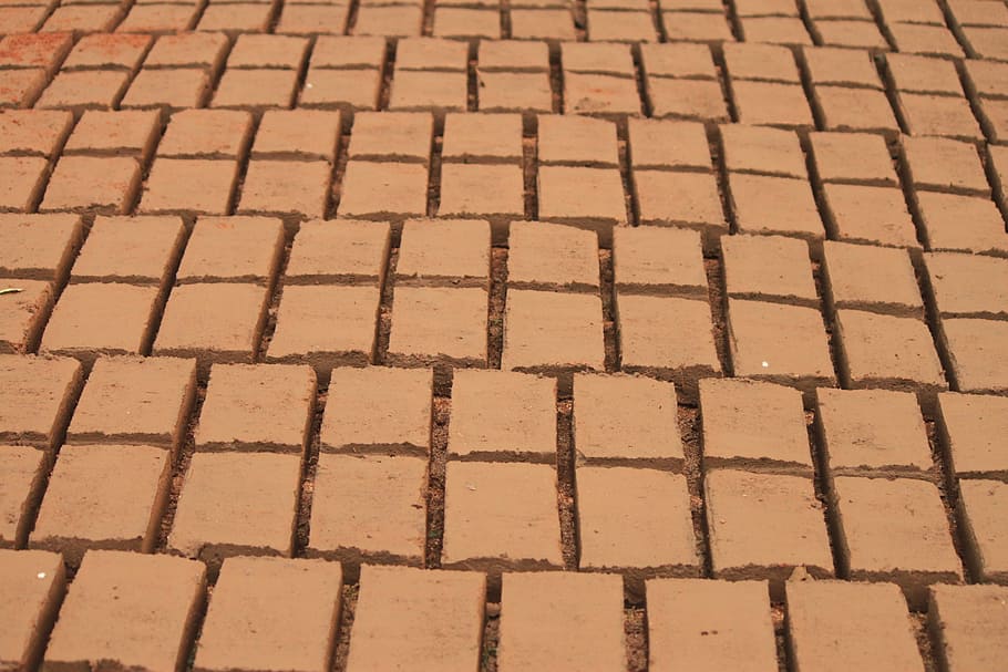 brick, craft, building, art, architecture, red, traditional HD wallpaper