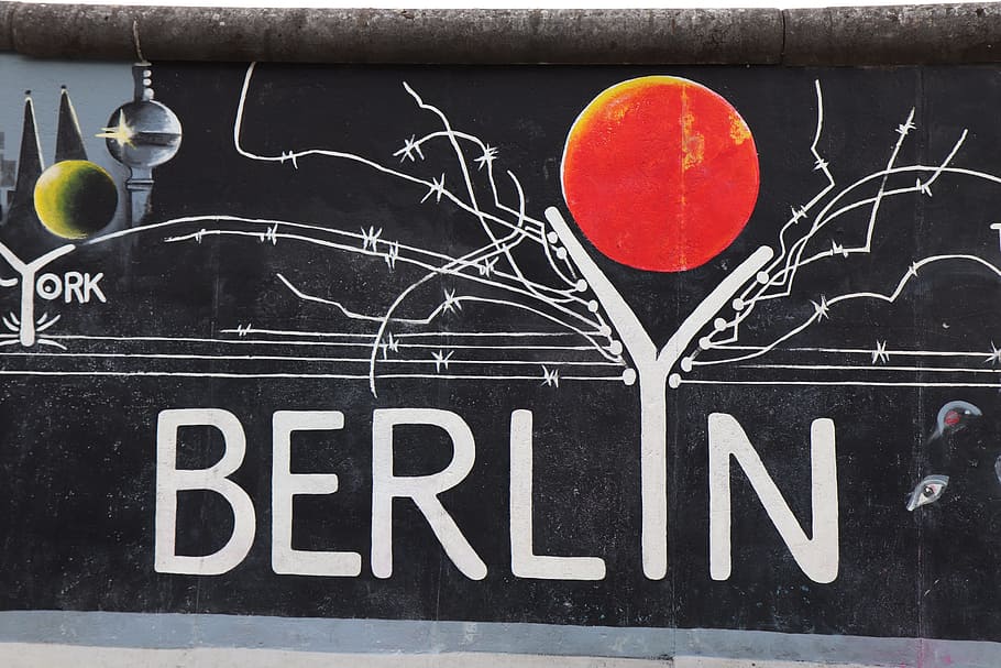 berlyn, east, side, gallery, berlin, berlin wall, graffiti, HD wallpaper
