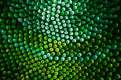Green abstract image, textures, green Color, backgrounds, nature HD wallpaper