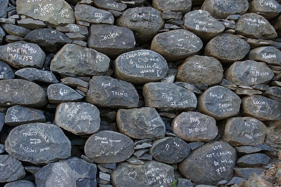 stone, stones, wall, solid, backgrounds, large group of objects HD wallpaper