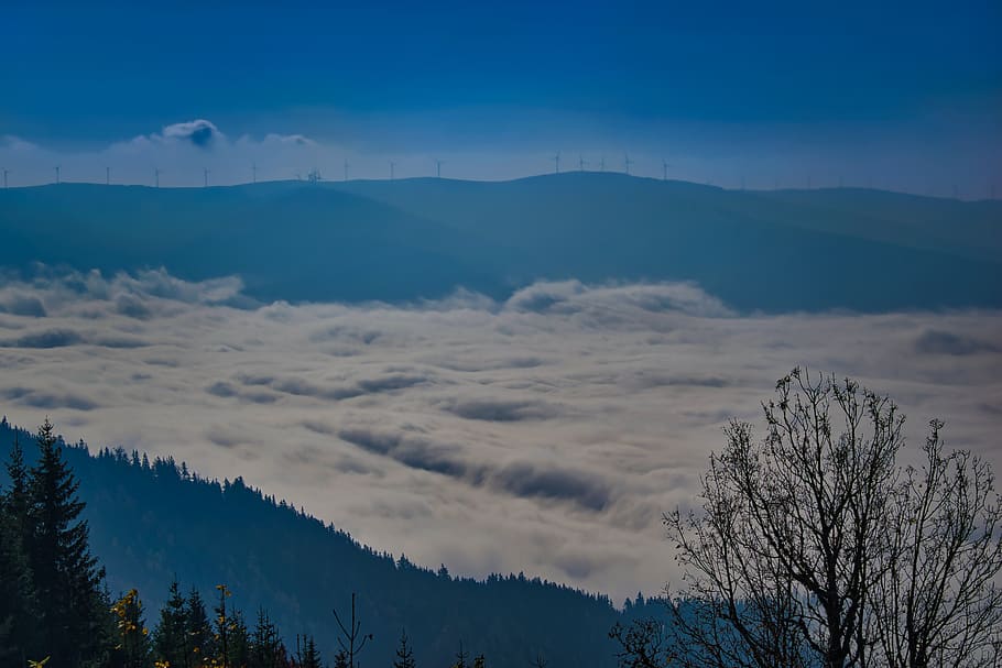 wisp, scenic, disc, mürzzuschlag, mountain, sky, scenics - nature HD wallpaper