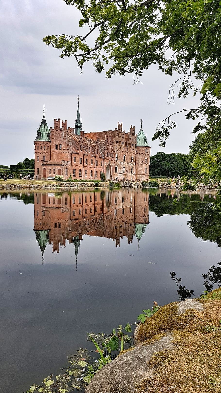 egeskov, places of interest, svendborg, palace, castle, manor house, HD wallpaper