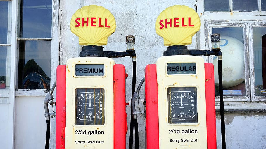 retro, petrol pump, gas, gasoline, oil, station, fuel, nozzle