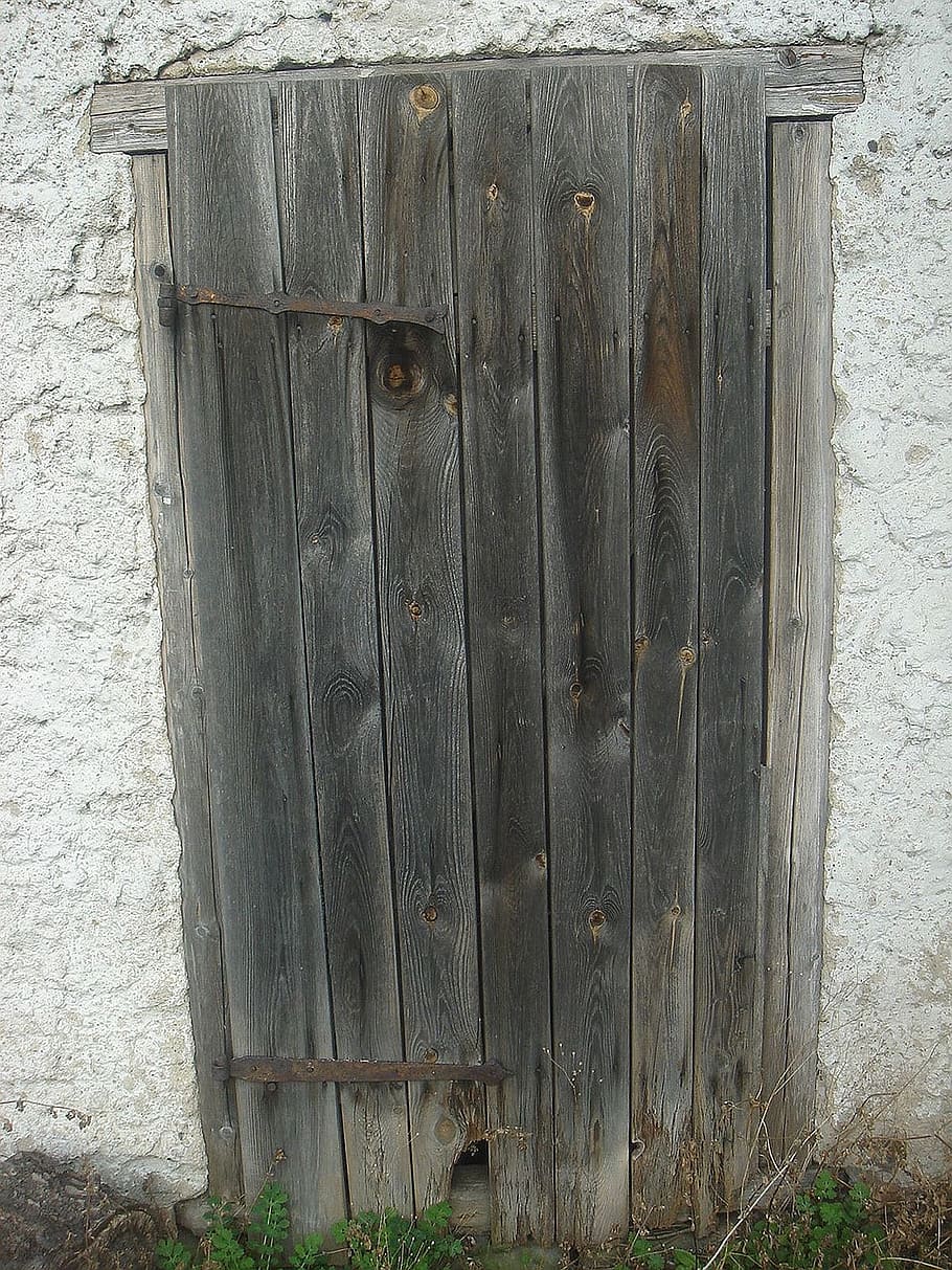 old, door, memory, dwelling, solitude, wood - material, closed HD wallpaper