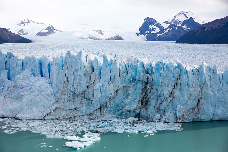 alaska, iceberg, glacier, climate, frozen, sea, scenic, cold temperature HD wallpaper