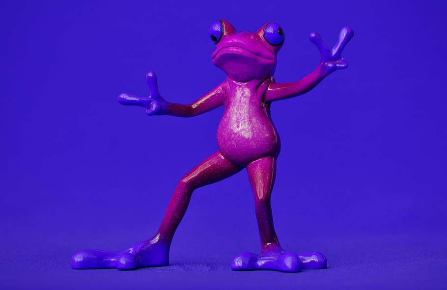 Frog, Gesture, Peace, Cute, funny, figure, sweet, cheerful HD wallpaper
