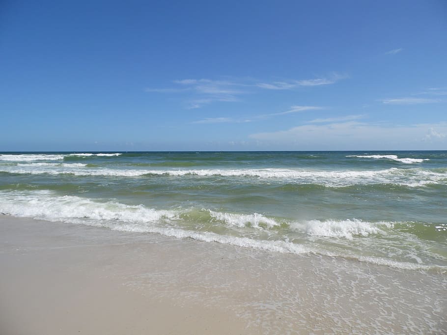 Ocean, Waves, Sea, Water, Surf, Beach, nature, blue, tide, splash HD wallpaper