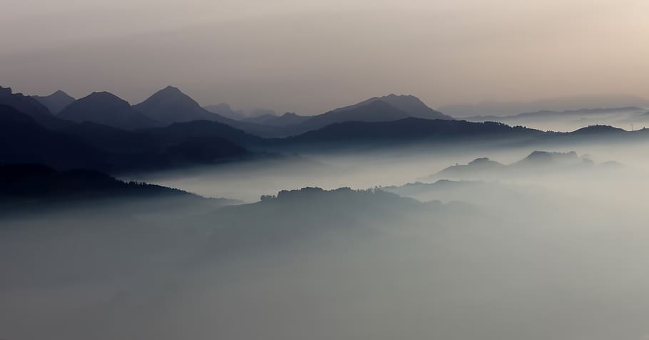 mountain, highland, cloud, sky, summit, ridge, landscape, nature HD wallpaper