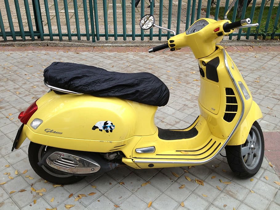 scooter, moto, motorcycle, motor Scooter, vespa, transportation HD wallpaper