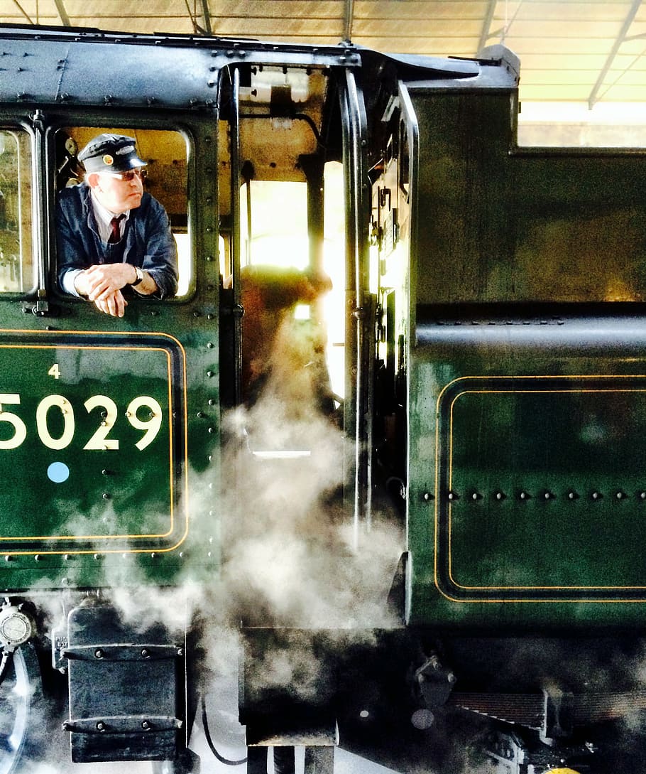 train, steam engine, railroad, railway, locomotive, transportation HD wallpaper