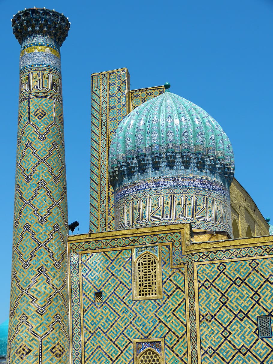 Hd Wallpaper Samarkand Registan Square Uzbekistan Sher Dor Madrassah Wallpaper Flare