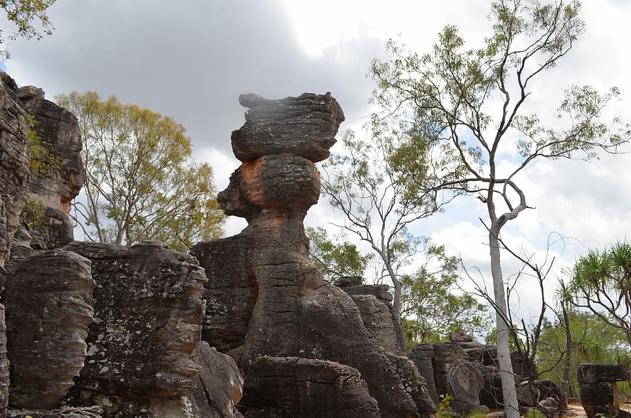 rock outcrops australia litchfield national park