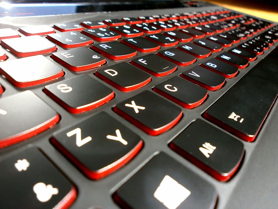 keyboard, black, notebook, computer Keyboard, technology, keypad HD wallpaper