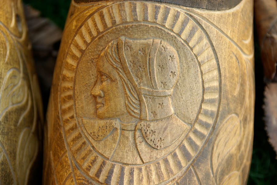 wood carving, brittany, peasant, old, representation, history, HD wallpaper