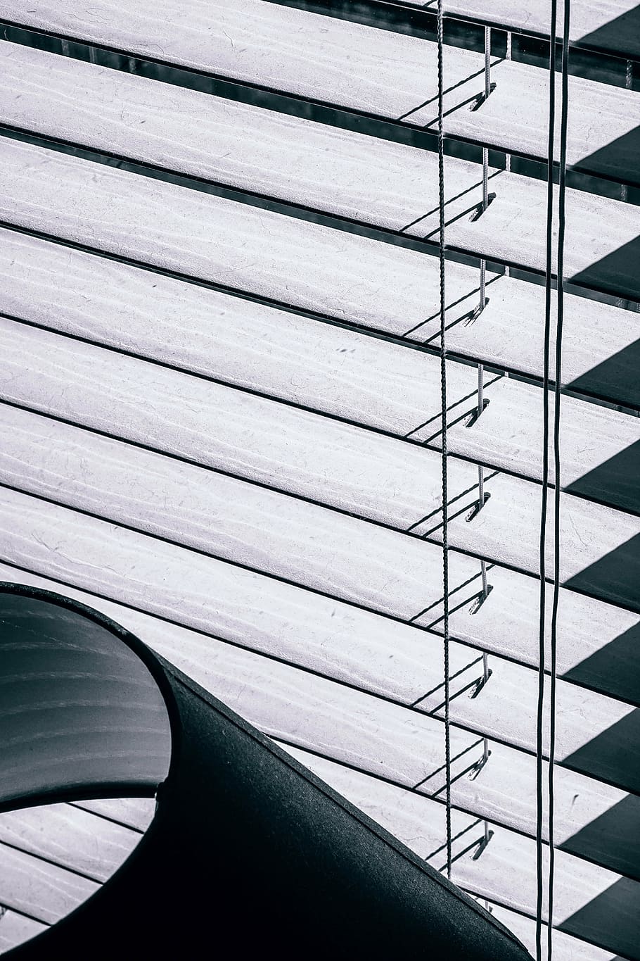 macro shot photography of window blinds, shield, sunny, day HD wallpaper
