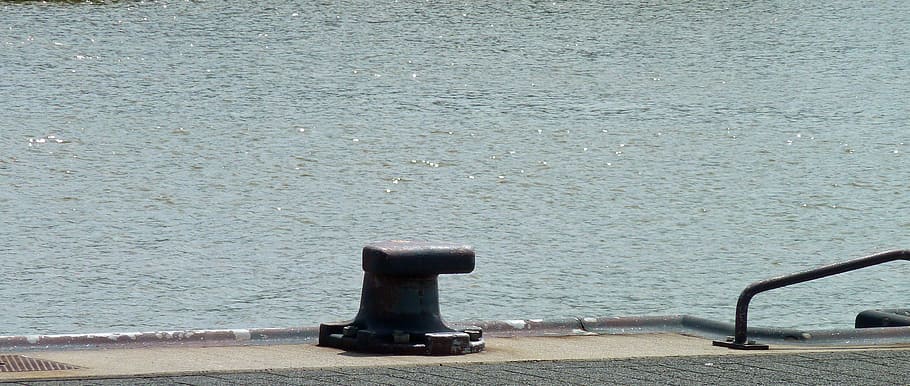 breakpoint, pier, ship jetty, fixing, keep, security, rope HD wallpaper