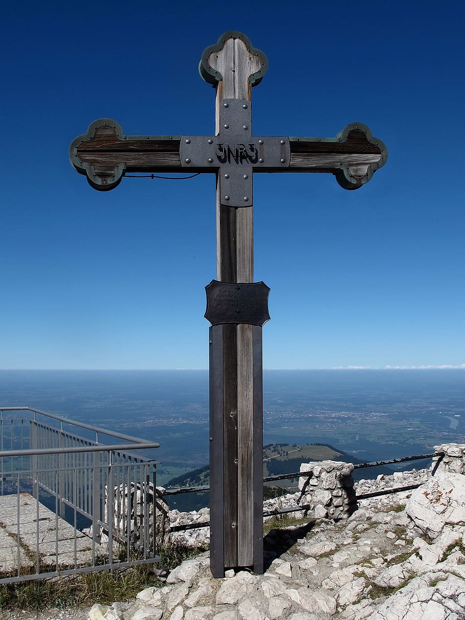 Wendelstein, Summit Cross, Summit, Cross, alpine, mountains HD wallpaper