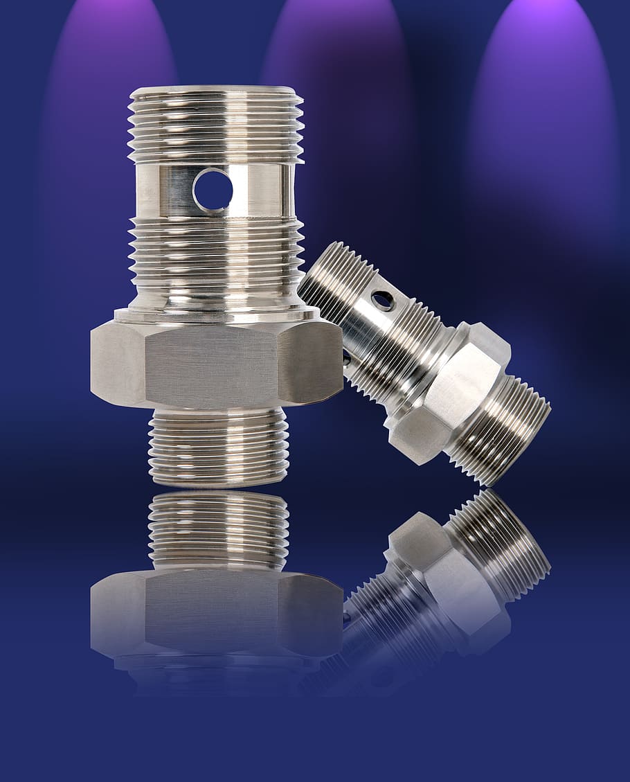 thread, screw, metric, rotary part, metal, precision, tool HD wallpaper