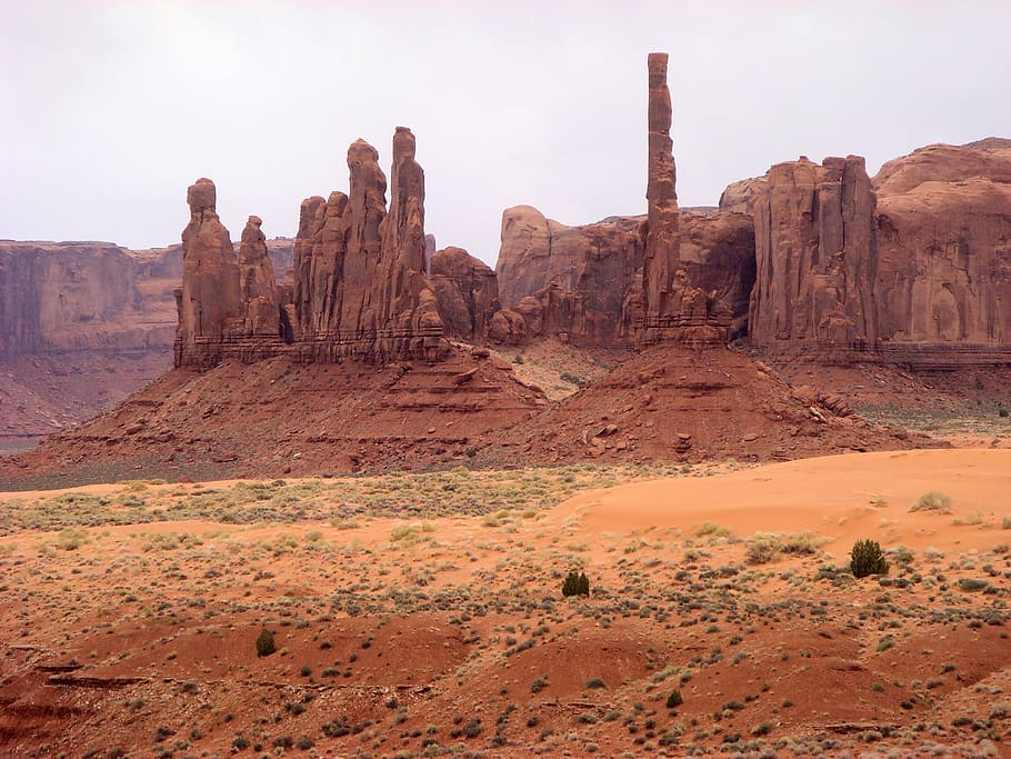monument valley, rock formations, rocks, colorado, usa, united states