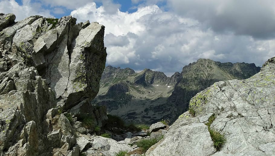 mountains, rocks, tatry, landscape, nature, the high tatras, HD wallpaper