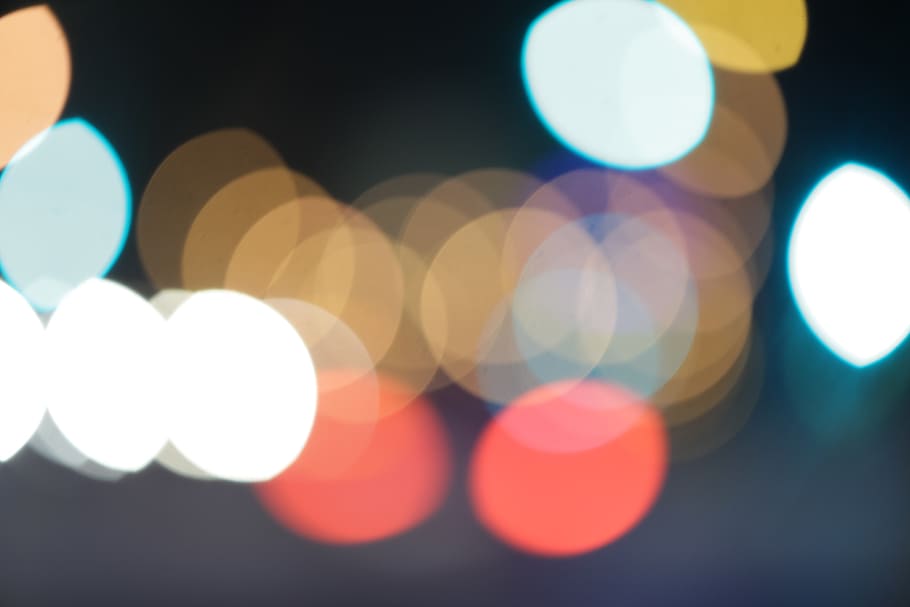 bokeh lights, texture, focus, city, color, effect, circle, circles HD wallpaper
