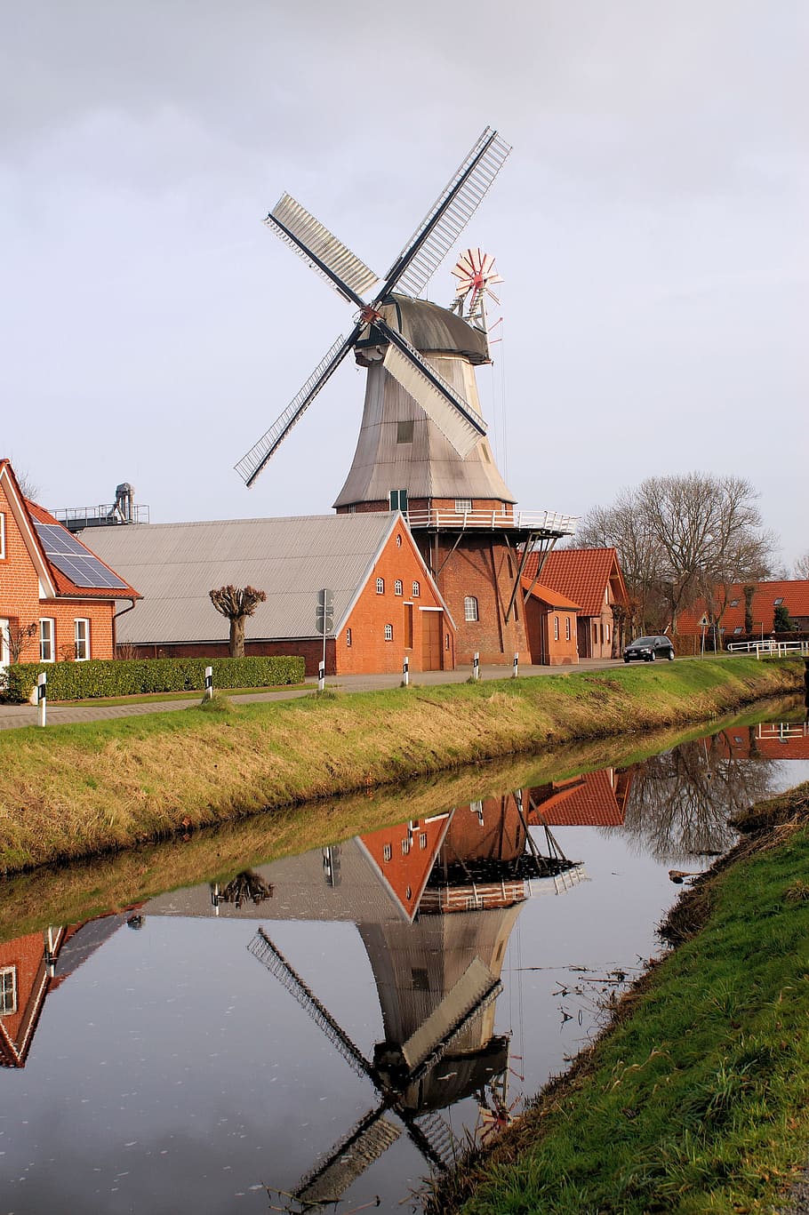 Windmill, Grind, Wing, Flour Mill, Turn, lower saxony, east frisia HD wallpaper