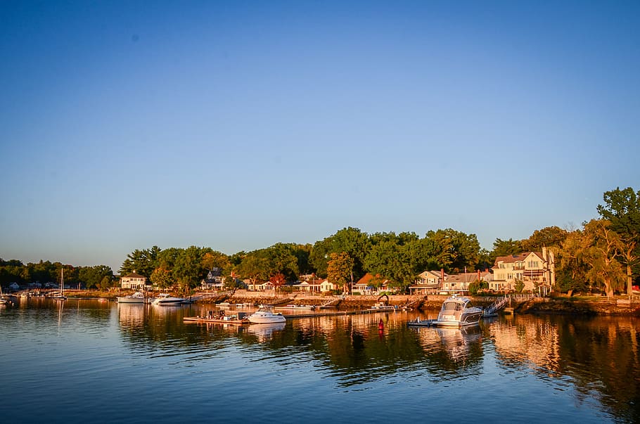 waterfront homes, beach front, residential, wealthy, upscale HD wallpaper