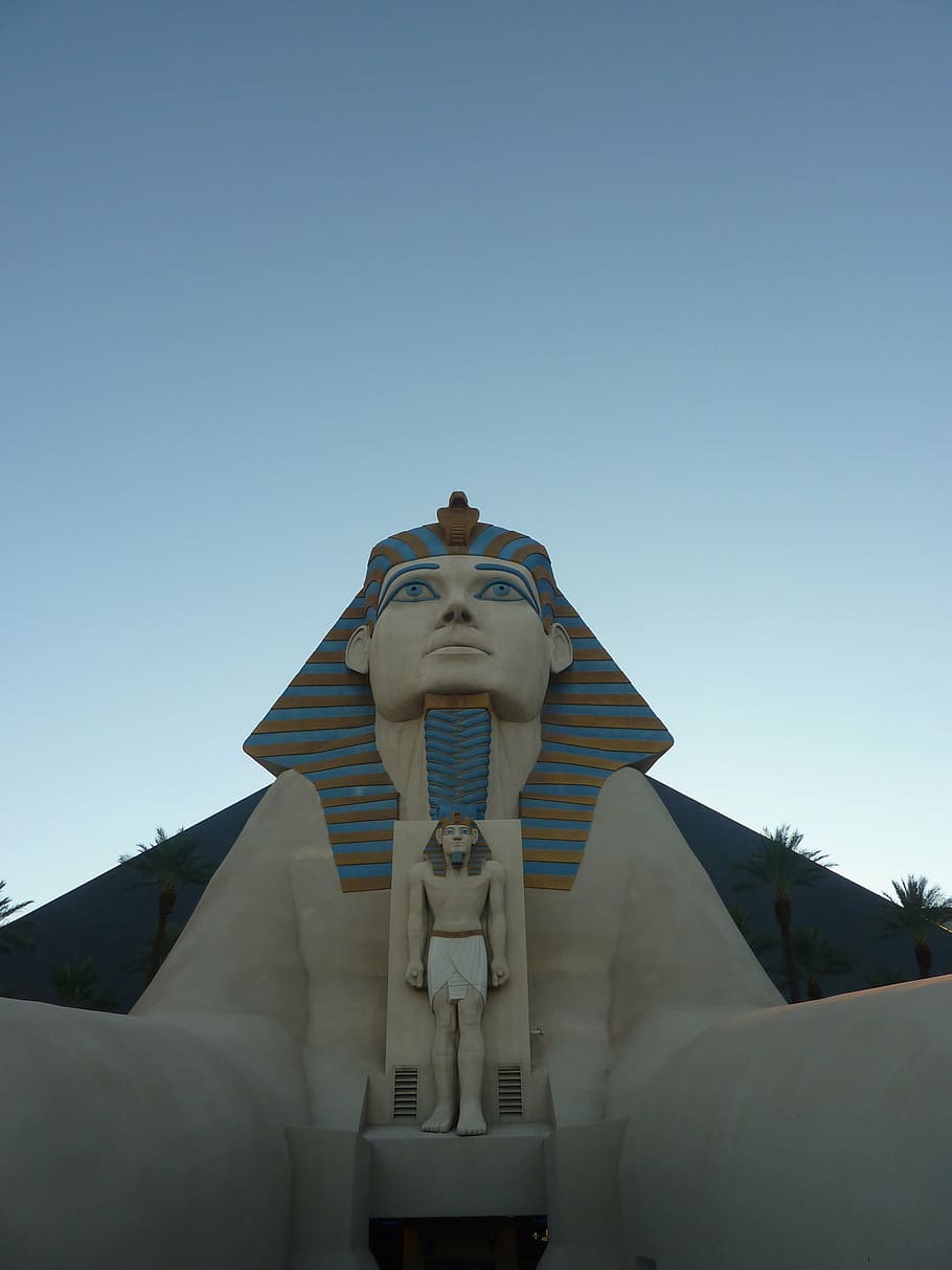 sfinks, statue, hotel, works, insert, religion, architecture HD wallpaper