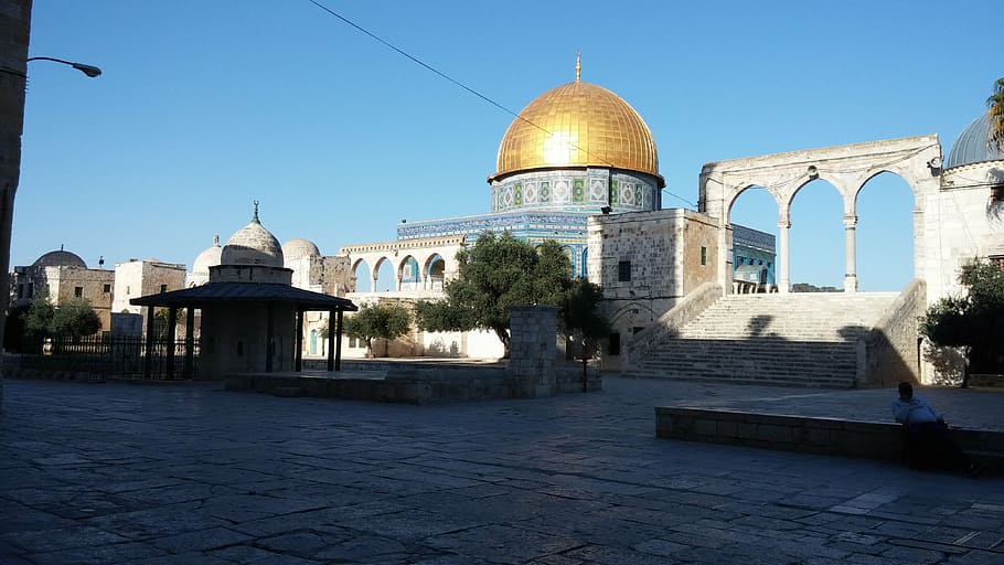 jerusalem, masjid-i, parts, holy, architecture, building exterior, HD wallpaper