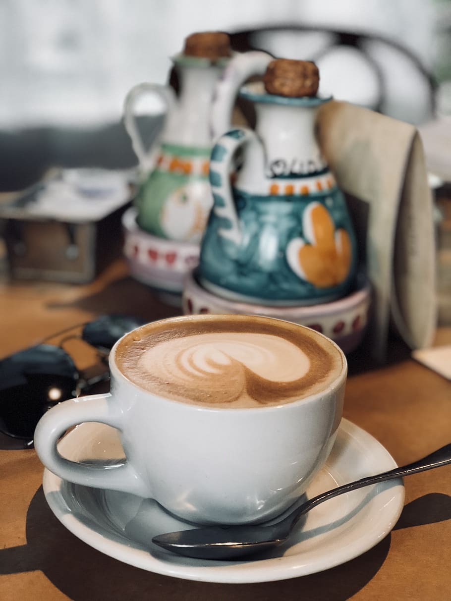 coffee, cup, breakfast, aroma, caffeine, cappuccino, coffee - drink HD wallpaper