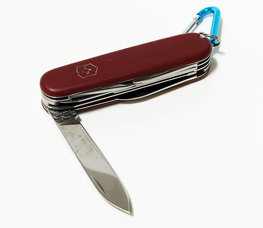 macgyver knife, camping, portable knife, universal tools, swiss knife, HD wallpaper