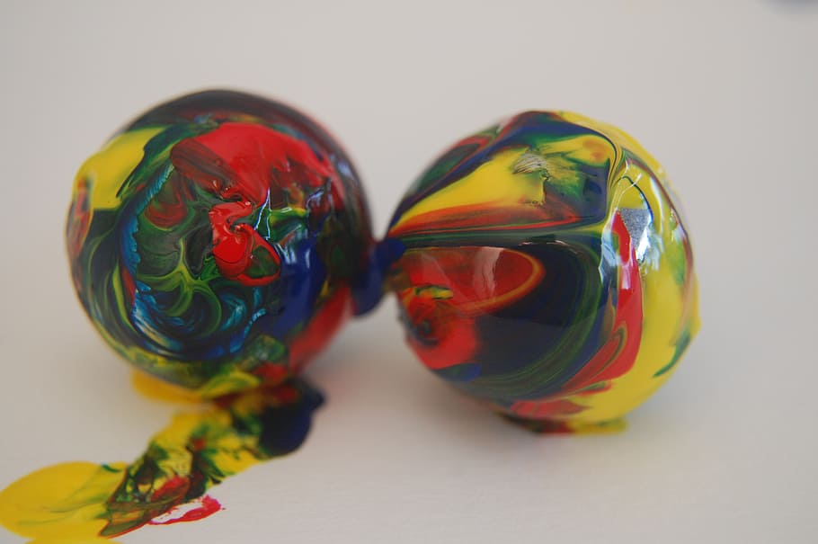 marbles, painted, colors, colours, colourful, colorful, texture HD wallpaper