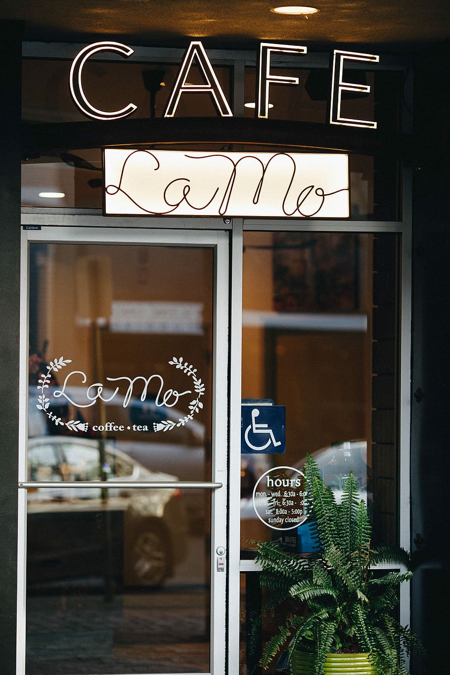 Cafe Lamo restaurant, Cafe Lamo infront of cafe, coffee shop