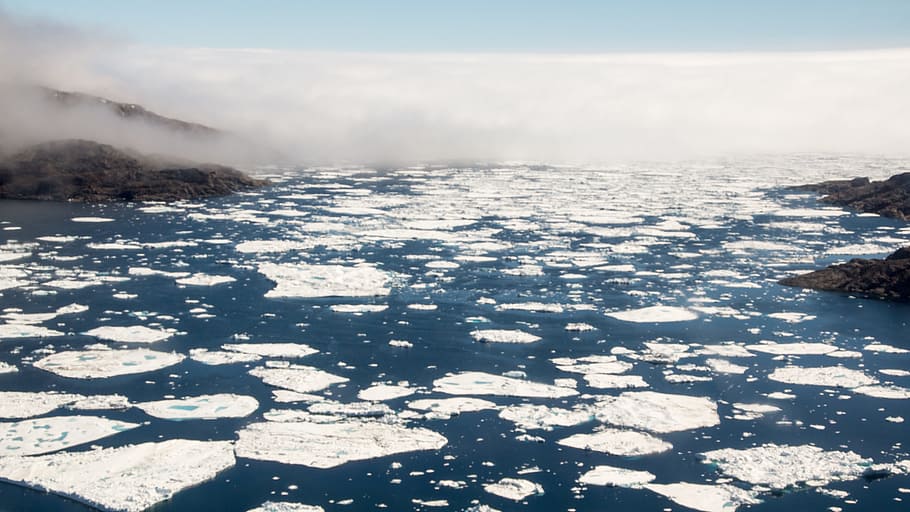 ice, iceberg, water, blue, cold, glacier, arctic, landscape HD wallpaper