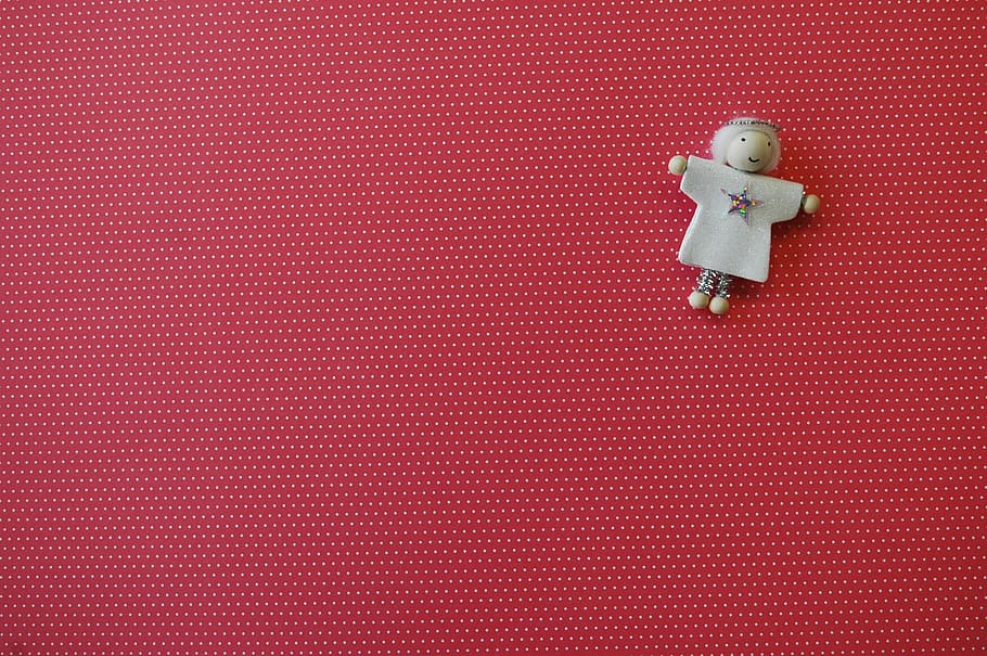 background, imp, angel, figure, red, indoors, no people, close-up HD wallpaper