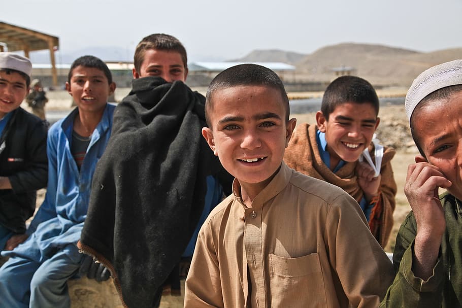 Children, Cute, Afghanistan, Persons, curious, kids, little