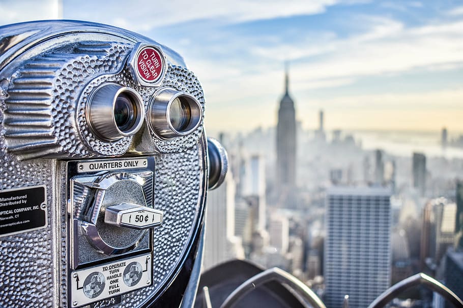 close-up photography telescope, building, structure, sky, infrastructure HD wallpaper