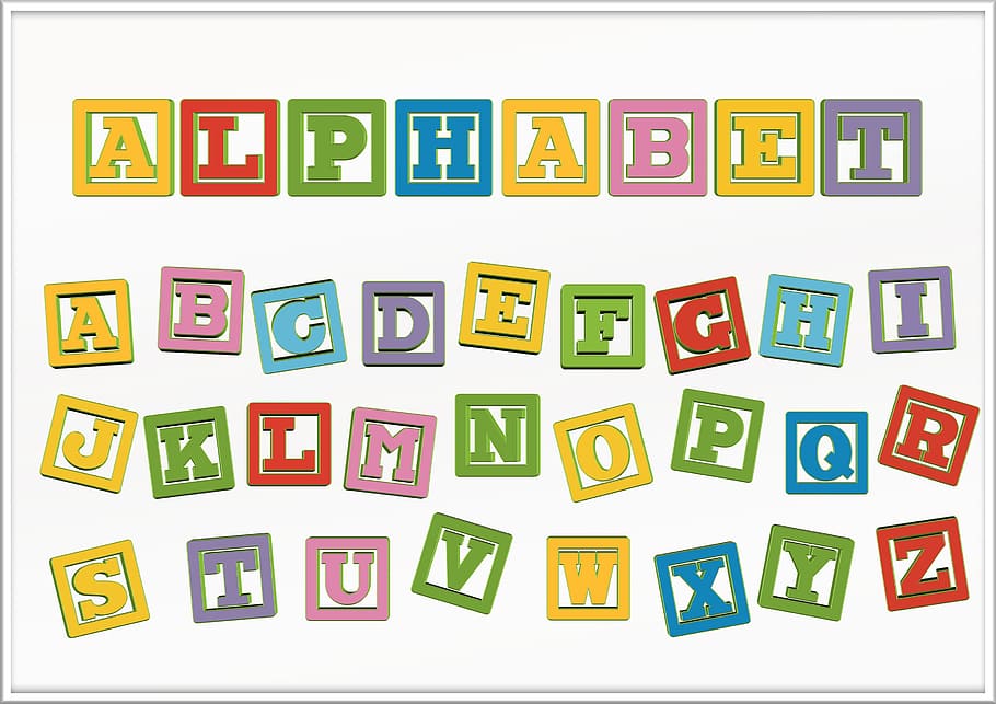 HD wallpaper: alphabet letter artwork, letters, abc, education, literacy,  illiterate | Wallpaper Flare